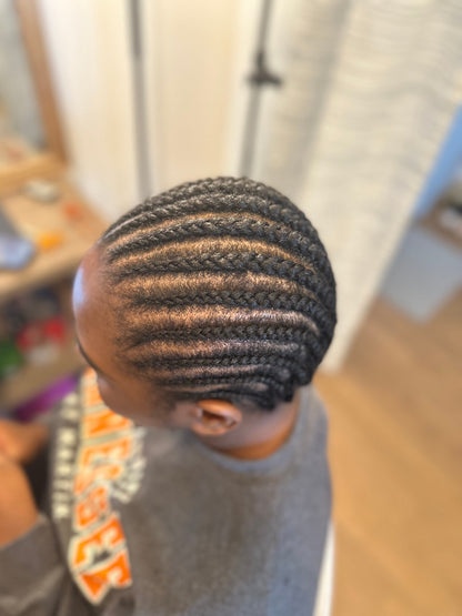 Cornrows/Braid-down